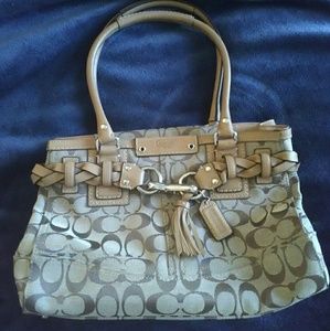 Coach purse with matching wallet!